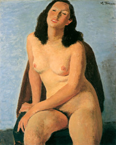 Nude Woman [Terauchi Manjirō, c.1952, from Exhibition Catalog of Terauchi Manjiro] Thumbnail Images