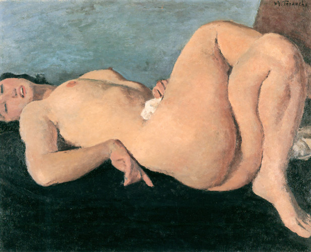 裸婦 [寺内萬治郎, 1952年, 寺内萬治郎展より] パブリックドメイン画像 