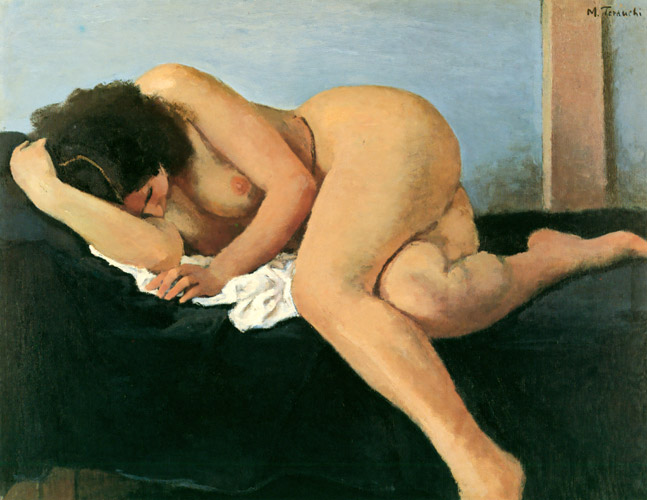 裸婦 [寺内萬治郎, 1950年, 寺内萬治郎展より] パブリックドメイン画像 