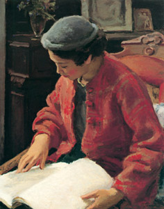 赤いコート [寺内萬治郎, 1938年, 寺内萬治郎展より]のサムネイル画像
