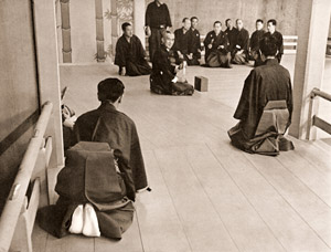 観世流宗家の申し合わせ [中村立行, 日本カメラ 1956年1月号より]のサムネイル画像