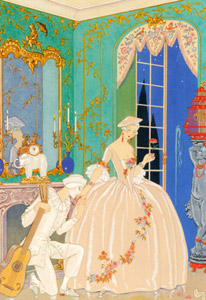 Fêtes Galantes (To Clymène) [George Barbier,  from George Barbier Master of Art Deco] Thumbnail Images