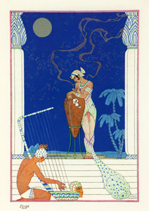 The Romance of Perfume (Egypt) [George Barbier,  from George Barbier Master of Art Deco] Thumbnail Images