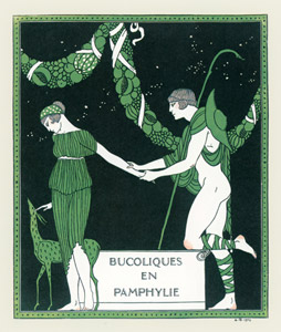 Les Chansons de Bilitis (Bucolic in Pamphylia) [George Barbier,  from George Barbier Master of Art Deco] Thumbnail Images