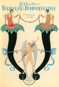 ファルバラ・エ・ファンフルリュシュ 1926年表紙 [ジョルジュ・バルビエ, ジョルジュ・バルビエ 優美と幻想のイラストレーターより]のサムネイル画像