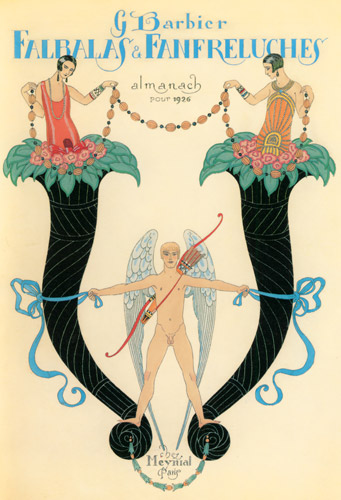 ファルバラ・エ・ファンフルリュシュ 1926年表紙 [ジョルジュ・バルビエ, ジョルジュ・バルビエ 優美と幻想のイラストレーターより] パブリックドメイン画像 
