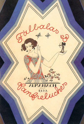 ファルバラ・エ・ファンフルリュシュ 1922年表紙 [ジョルジュ・バルビエ, ジョルジュ・バルビエ 優美と幻想のイラストレーターより] パブリックドメイン画像 