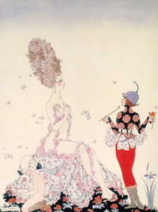 La Vie Parisienne (Untitled) [George Barbier,  from George Barbier Master of Art Deco] Thumbnail Images