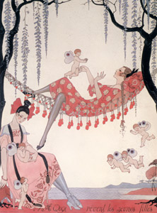 La Vie Parisienne (À quoi rêvent les jeunes filles) [George Barbier,  from George Barbier Master of Art Deco] Thumbnail Images