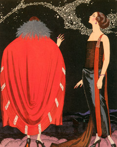 Gazette du Bon Ton (La Voie Lactée) [George Barbier, 1921, from George Barbier Master of Art Deco] Thumbnail Images