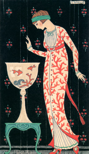 Journal des Dames et des Modes (Travestissement d’Après Longhi) [George Barbier, 1913, from George Barbier Master of Art Deco]