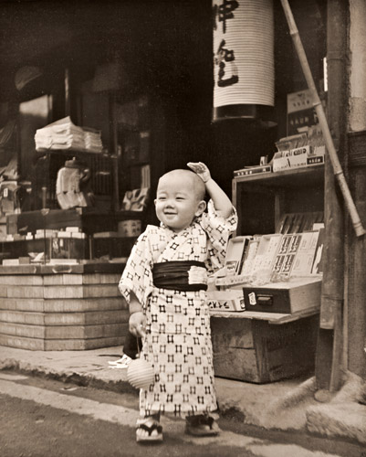 夏祭 [松木乙治郎, カメラ毎日 1954年9月号より] パブリックドメイン画像 
