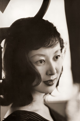 岸恵子さん [早田雄二, 日本カメラ 1955年11月号より] パブリックドメイン画像 