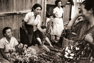 花市にて [遠藤成美, 日本カメラ 1955年12月号より]のサムネイル画像