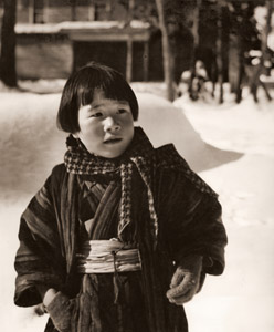 雪国の児 [森田一郞, アサヒカメラ 1937年4月号より]のサムネイル画像