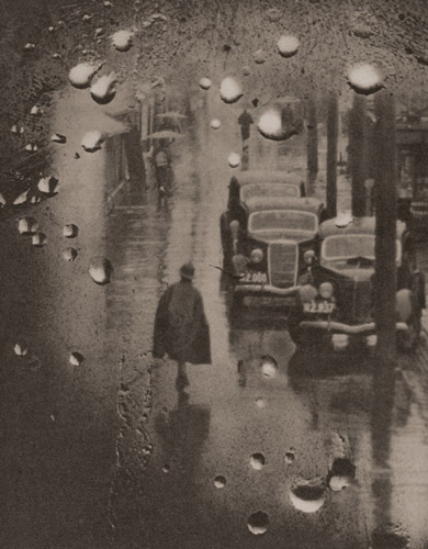 梅雨 [須原都智路, アサヒカメラ 1939年9月号より] パブリックドメイン画像 