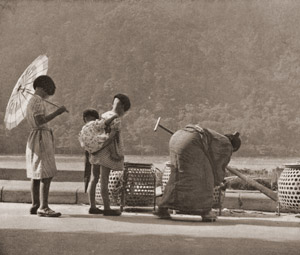 鵜場小景 [八木常治, アサヒカメラ 1939年9月号より]のサムネイル画像