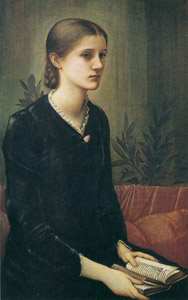 フィッツジェラルド嬢の肖像 [エドワード・バーン＝ジョーンズ, 1884年, バーン＝ジョーンズと後期ラファエル前派展より]のサムネイル画像