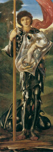 聖ゲオルギウス [エドワード・バーン＝ジョーンズ, 1877年, バーン＝ジョーンズと後期ラファエル前派展より]のサムネイル画像