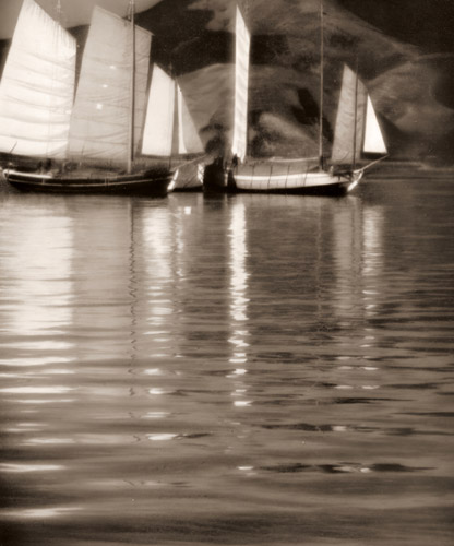 四国の海 [南実, 1923年, アサヒカメラ 1938年5月号より] パブリックドメイン画像 