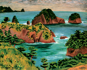 The Sea at Izu [Zenzaburo Kojima, 1951, from Exhibition of Commemorating the 100th Anniversary of the Birth] Thumbnail Images