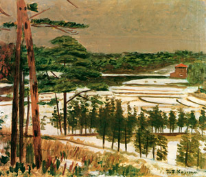 Kokubunji in the Snow [Zenzaburo Kojima, 1942, from Exhibition of Commemorating the 100th Anniversary of the Birth] Thumbnail Images