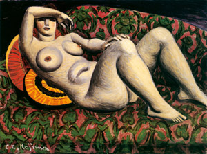 座したる女（裸体） [児島善三郎, 1932年, 生誕100年記念 児島善三郎展より]のサムネイル画像