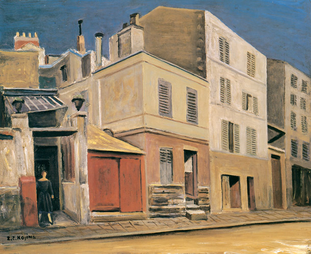Backstreet in Paris [Zenzaburo Kojima, 1927, from Exhibition of Commemorating the 100th Anniversary of the Birth]