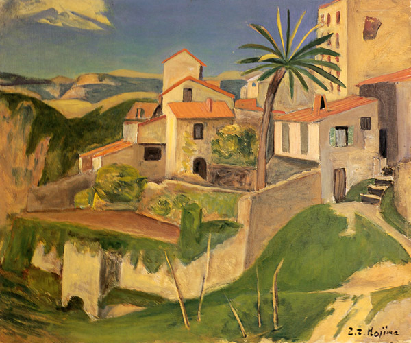 Scenery of Southern France [Zenzaburo Kojima, 1926, from Exhibition of Commemorating the 100th Anniversary of the Birth]