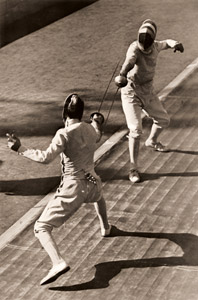 フェンシング（エペ） [パウル・ヴォルフ, 1936年, ライカによる第十一回伯林オリムピック写真集より]のサムネイル画像