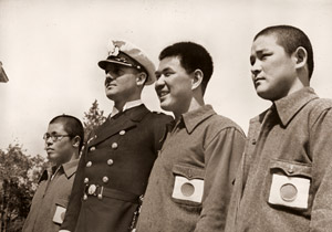 Japanese Athletes and a German Officer [Dr. Paul wolff, 1936, from Leica Photo Collection of the 11th Olympic Games Berlin] Thumbnail Images