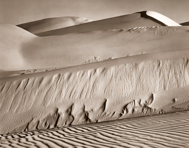 オセアーノの砂丘 [エドワード・ウェストン, 1936年, アサヒカメラ 1956年5月号より] パブリックドメイン画像 