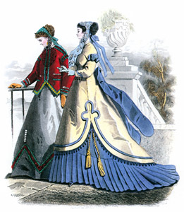 1867年4月 プチ・クリエ・デ・ダーム誌 [プレヴァル, ファッション・プレート全集3 19世紀中期より]のサムネイル画像