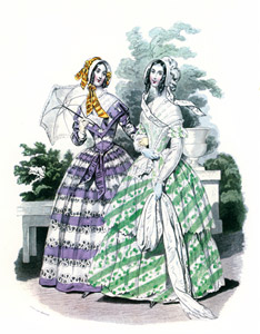 1845年5月 プチ・クリエ・デ・ダーム誌 [ファッション・プレート全集3 19世紀中期より]のサムネイル画像