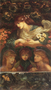 祝福された乙女 [ダンテ・ゲイブリエル・ロセッティ, 1875-1878年, Dante Gabriel Rossettiより]のサムネイル画像