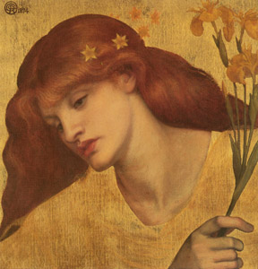 Sancta Lilias [Dante Gabriel Rossetti, 1874, from Dante Gabriel Rossetti] Thumbnail Images