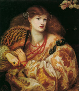 モンナ・ヴァンナ [ダンテ・ゲイブリエル・ロセッティ, 1866年, Dante Gabriel Rossettiより]のサムネイル画像