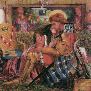 聖ゲオルギウスとサプラ姫の結婚 [ダンテ・ゲイブリエル・ロセッティ, 1857年, Dante Gabriel Rossettiより]のサムネイル画像
