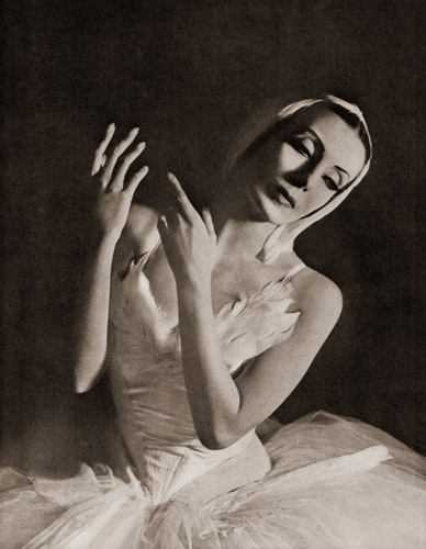 瀕死の白鳥 [セルジュ・リド, アサヒカメラ 1954年9月号より] パブリックドメイン画像 