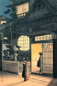 四ツ谷荒木横町（東京風景） [土屋光逸, 1935年, 風光礼讃 土屋光逸展より]のサムネイル画像