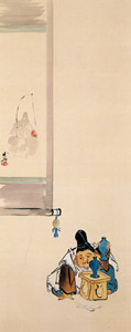 風俗図屏風 10 [河鍋暁斎, 秘蔵浮世絵大観 第1巻 大英博物館Iより]のサムネイル画像