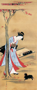 A Beauty Composing Poetry [Katsukawa Shungyo,  from Ukiyo-e Masterpieces in European Collections: The British Museum I] Thumbnail Images