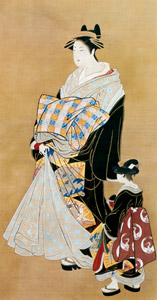 A Courtesan and her Attendant [Unsigned, 1781-1801, from Ukiyo-e Masterpieces in European Collections: The British Museum I] Thumbnail Images