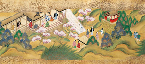 Kiyomizu-dera – Kyoto Higashiyama Famous Places Illustrated Scroll [Unsigned, c.1688-1704, from Ukiyo-e Masterpieces in European Collections: The British Museum I] Thumbnail Images