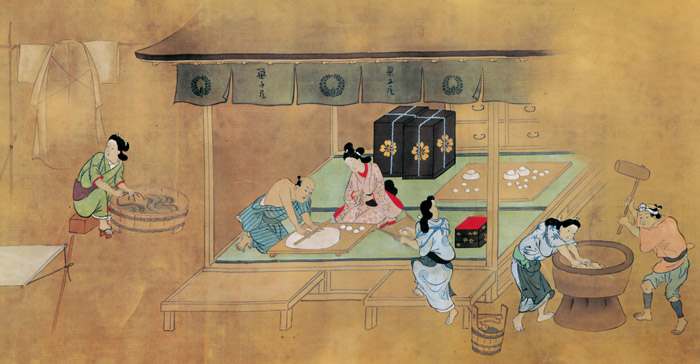 Confectioner – Various Professions in the Edo Period [Hishikawa Moronobu,  from Ukiyo-e Masterpieces in European Collections: The British Museum I]