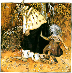 From “Linda-Gold and the Old King” [John Bauer,  from Swedish Folk Tales] Thumbnail Images