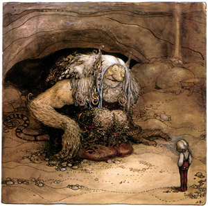 The Boy Who Was Never Afraid 3 [John Bauer,  from Swedish Folk Tales] Thumbnail Images