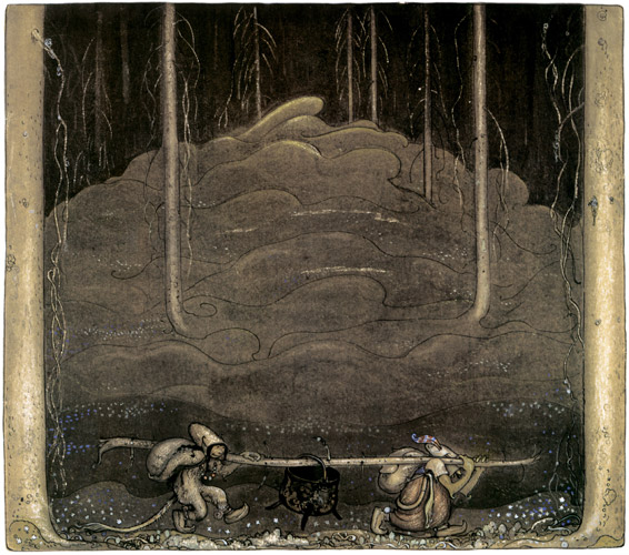When Mother Troll Took in the King’s Washing 4 [John Bauer,  from Swedish Folk Tales]