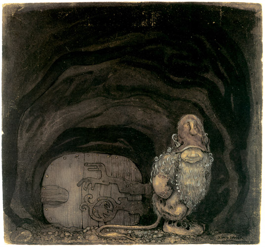 When Mother Troll Took in the King’s Washing 1 [John Bauer,  from Swedish Folk Tales]