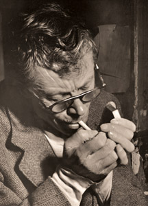 モンマルトルの画家ジャン・ポール [ピエール・ベルゾー, アサヒカメラ 1953年9月号より]のサムネイル画像